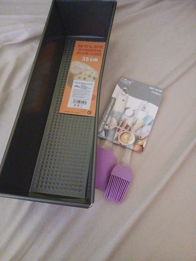 Molde plumcake 35cm + 2 espátulas