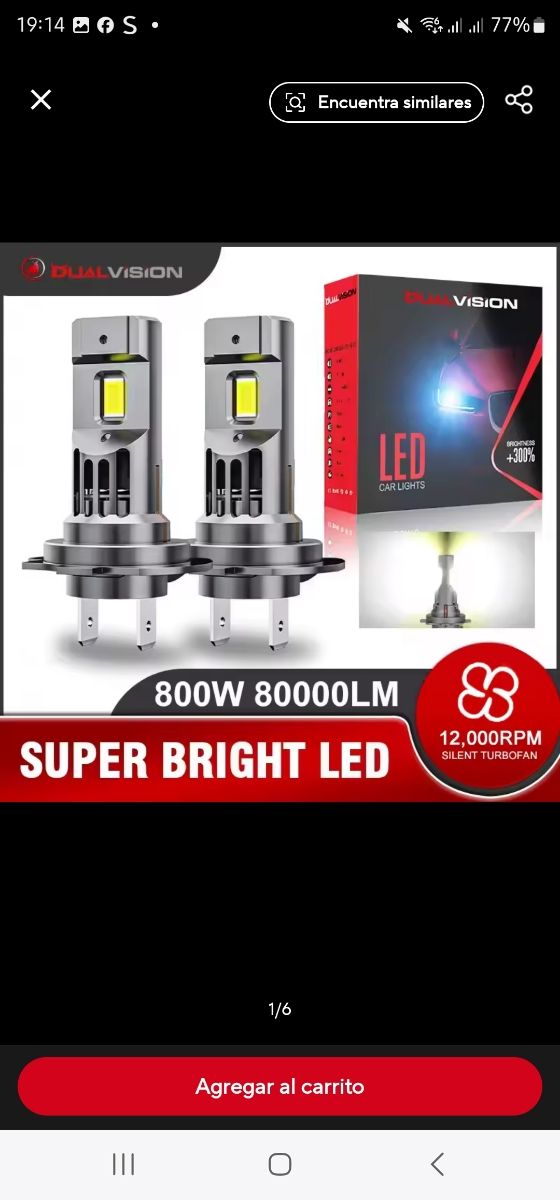 Luces LED DualVision 8000LM