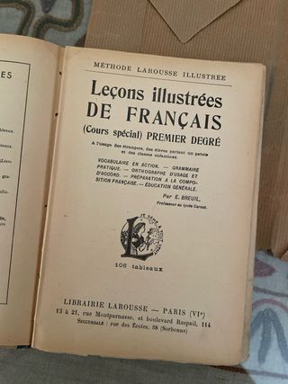 LIBRO LEÇONS ILLUSTRÉES DE FRANÇAIS