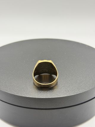 Ref243 Anillo de esmeralda de oro de 18k
