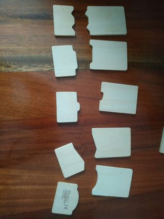 Puzle madera números niños