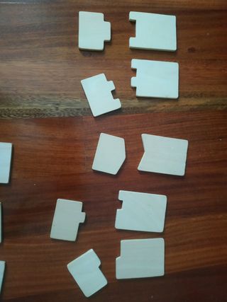 Puzle madera números niños