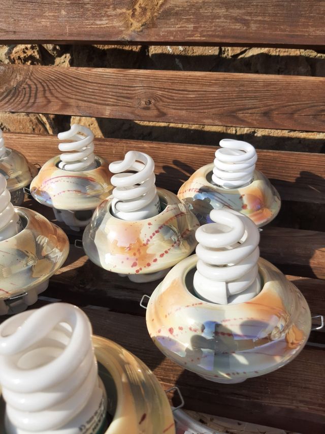 Faretti da incasso in ceramica (10pz) 