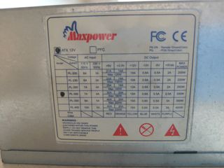 Fuente alimentación Maxpower PL-300EFDGN 300W