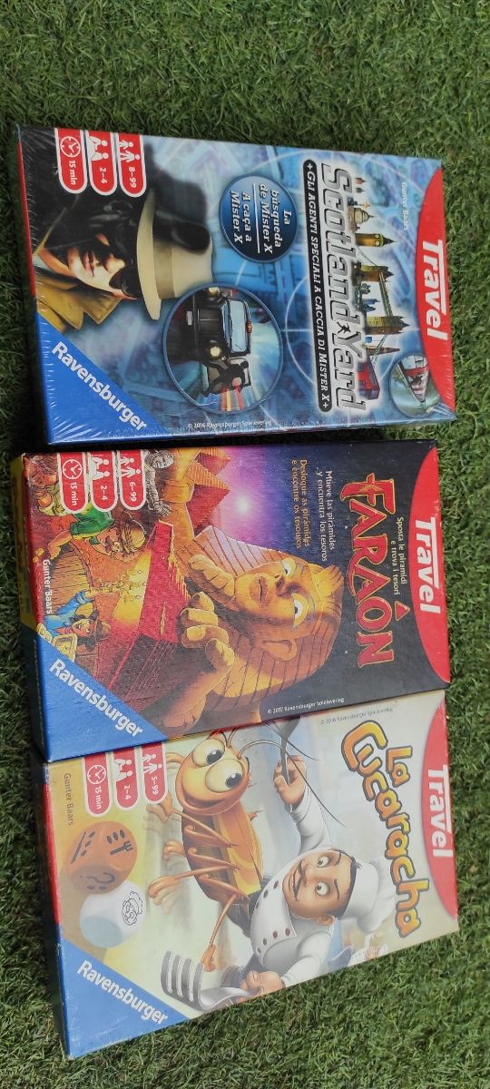 Juegos de Mesa Ravensburger: 3 Unidades