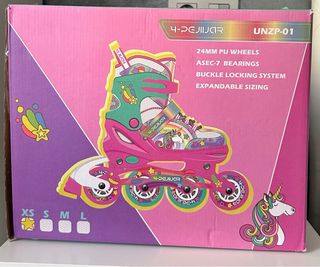 Patines infantiles Unicornio con luces nr 26-29