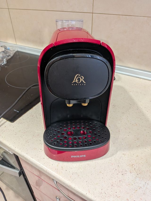 Cafetera Philips Lor Barista, roja