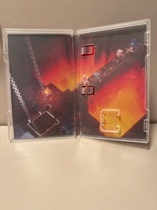 Caja del Minecraft Dungeons para Nintendo Switch.