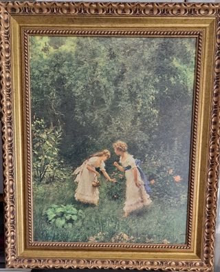 MUJERES EN EL JARDIN