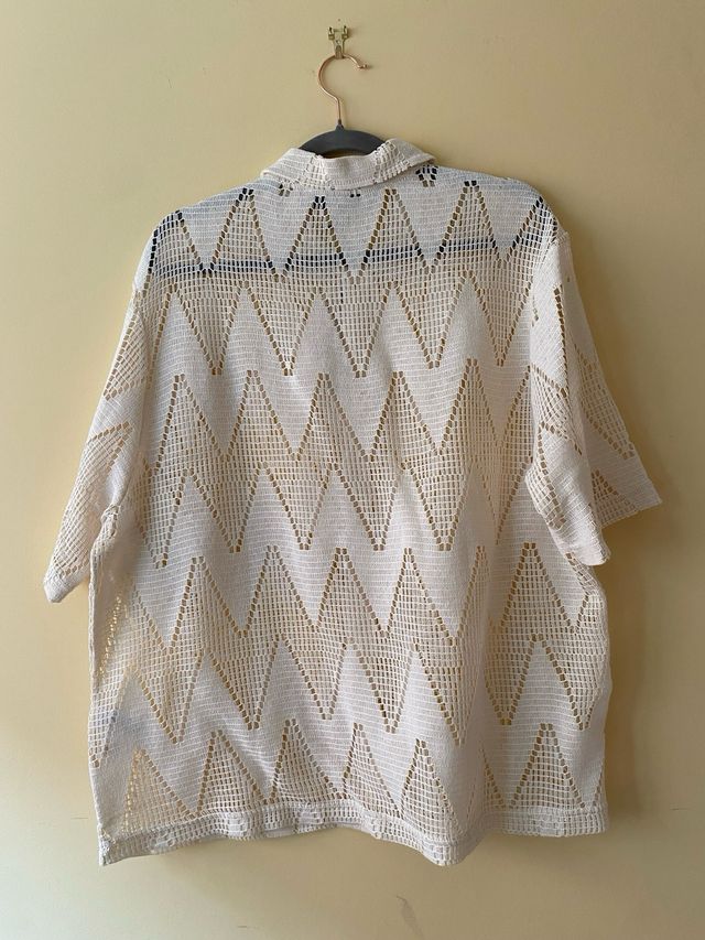 Camisa Bershka Beige M