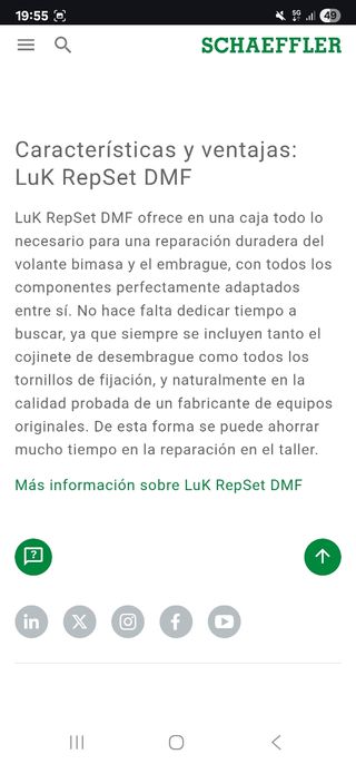 Kit Embrague LuK 600 0371 00 RepSet DMF