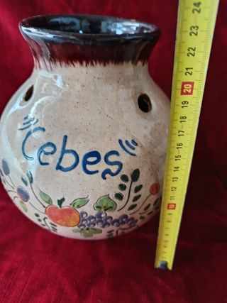 Maceta cerámica Cebes vintage