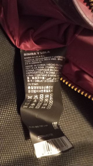 Bolso Bimba Y Lola Rojo Granat