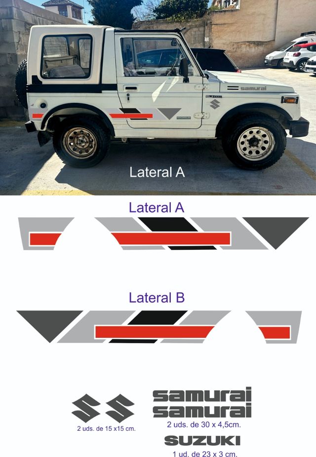 Pegatinas Suzuki Samurai - Vinilos 4x4