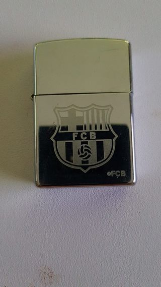 Encendedor Zippo FC Barcelona de segunda mano por 30 EUR en
