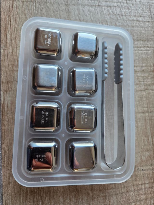 Cubitos hielo metal SENSEWO - 8uds