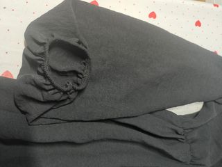 Vestido negro manga larga