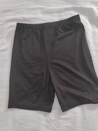 Mallas cortas niña - negras