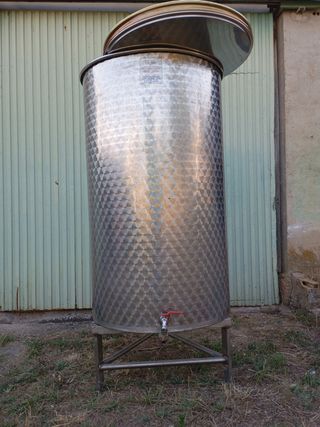 Depósito acero inox 500L