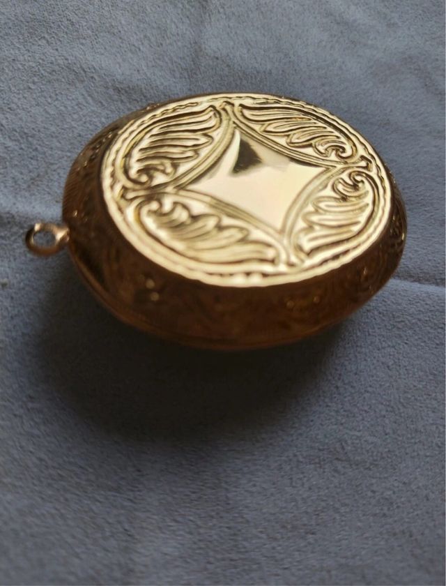 Medallón porta fotos camafeo vintage