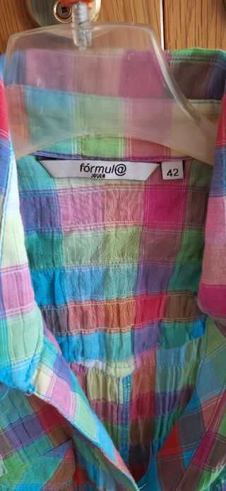 Blusa sin mangas multicolor M