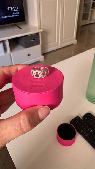 Anillo TOUS oro blanco y brillantes