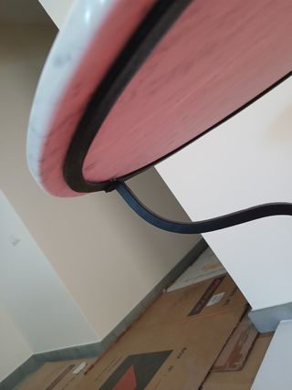 Mesa de forja antigua restaurada