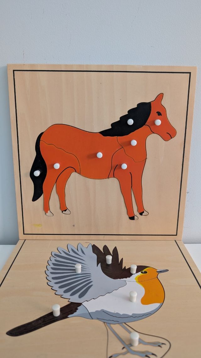 Puzzles animales Montessori