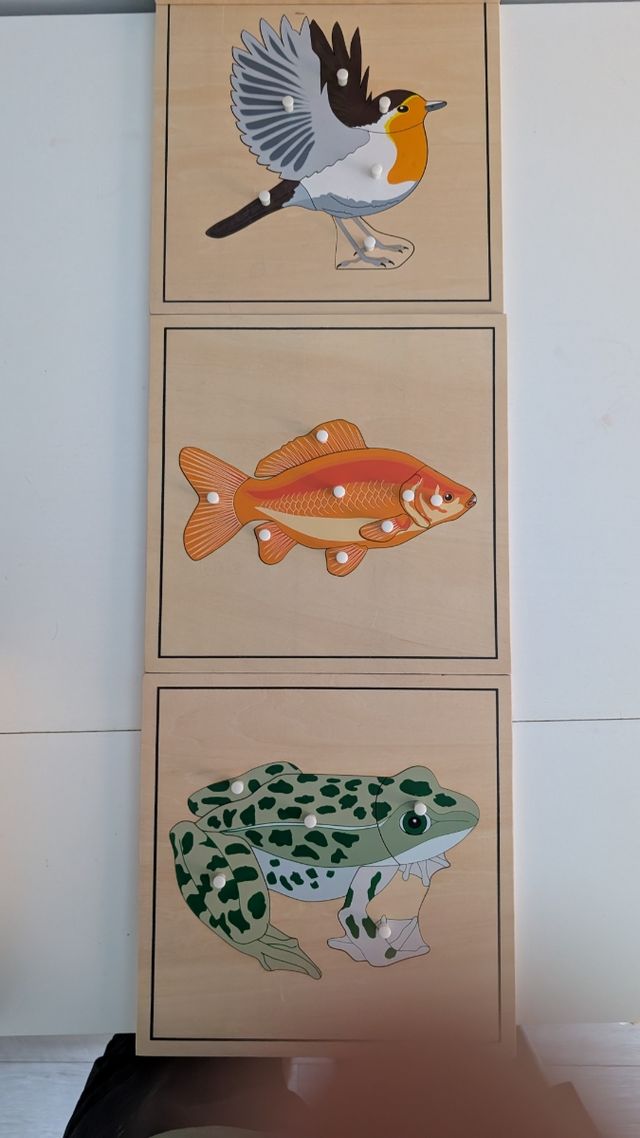 Puzzles animales Montessori