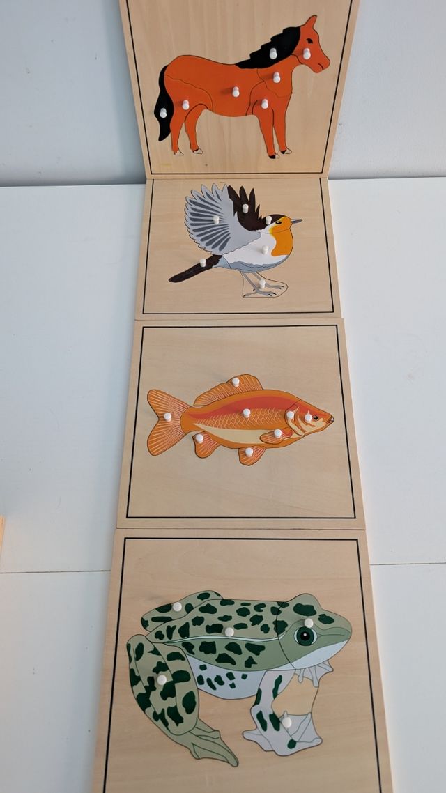 Puzzles animales Montessori