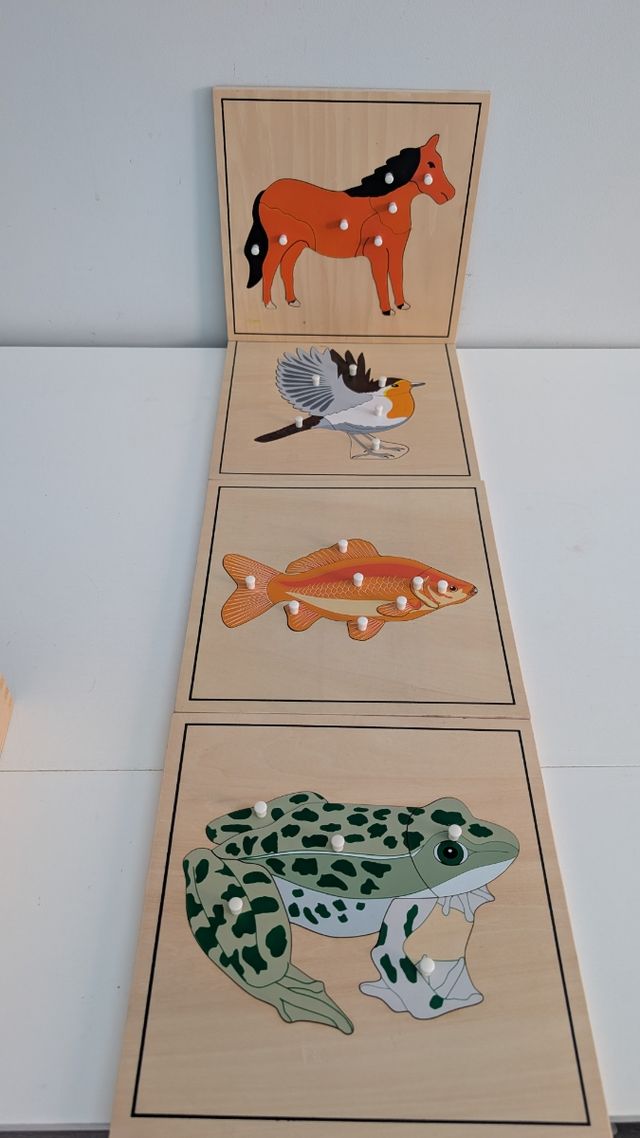 Puzzles animales Montessori