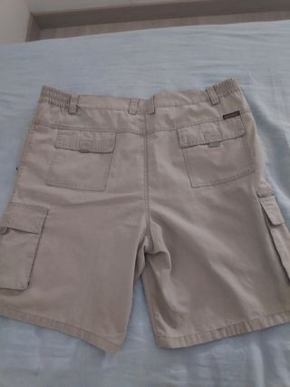 Bermudas Cargo Beige Hombre
