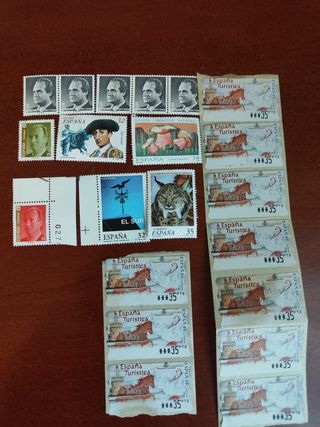 Sellos España: colección pesetas