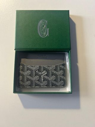 Tarjetero Goyard original Saint Sulpice gris