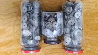 1000 Monedas 50 cent. de agujero