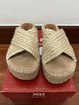 Sandalias Xti esparto beige 40