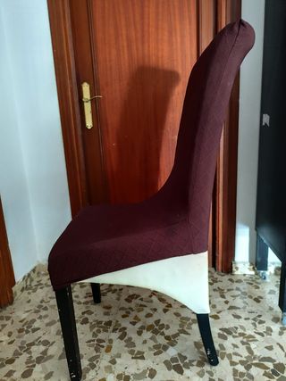 Cuatro Sillas comedor piel para enfundar o tapizar