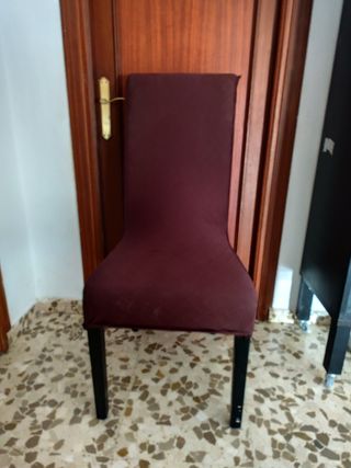 Cuatro Sillas comedor piel para enfundar o tapizar