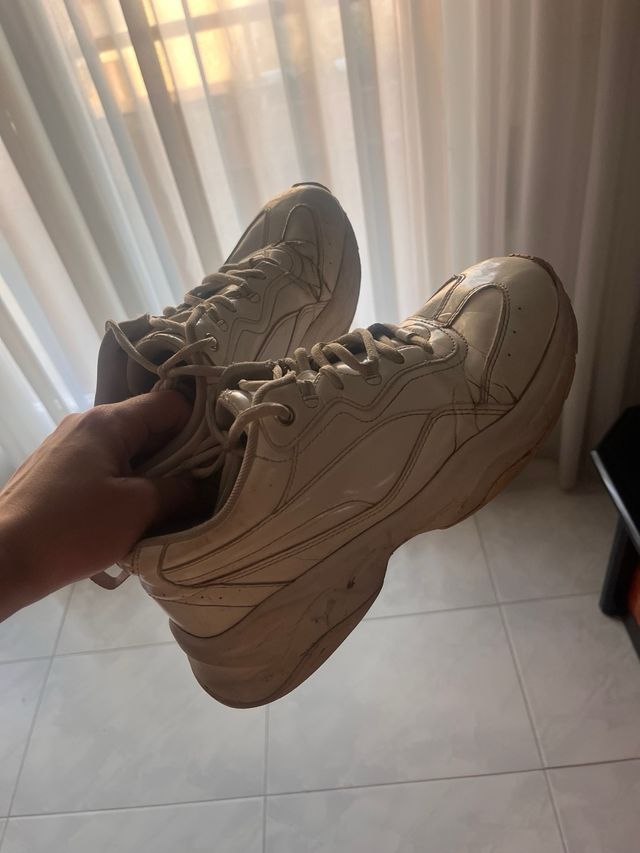 Zapatillas Puma blancas - usadas