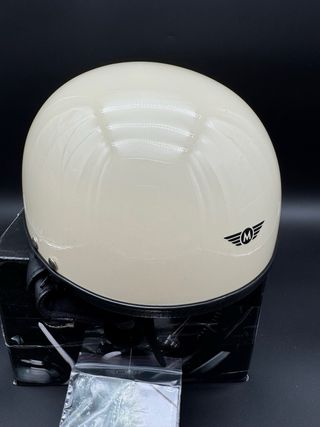 Casco Moto Jet MOTO Helmets Crème, talla L