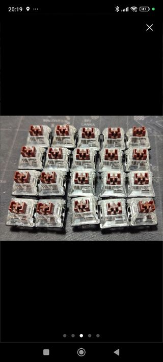 20 Switches Cherry MX Marrones