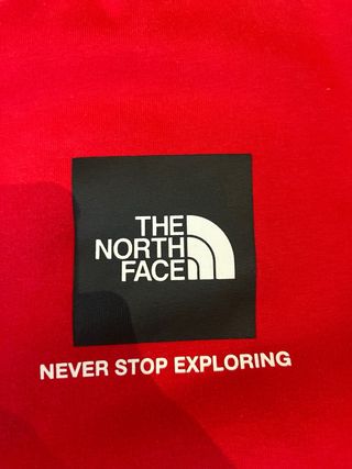 Sudadera The North Face roja - Talla L