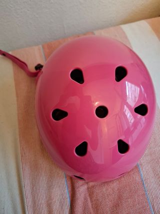 Casco bici infantil rosa Oxelo 55-58cm