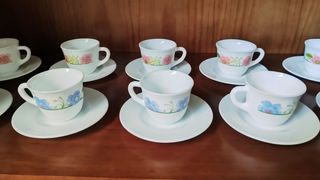 Juego tazas café - 12 piezas