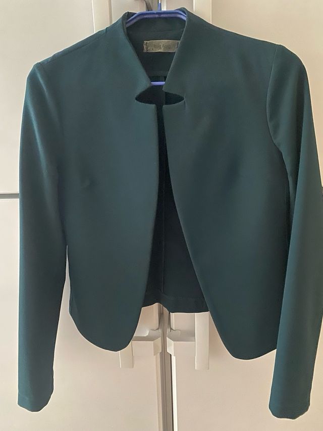 Chaqueta verde elegante