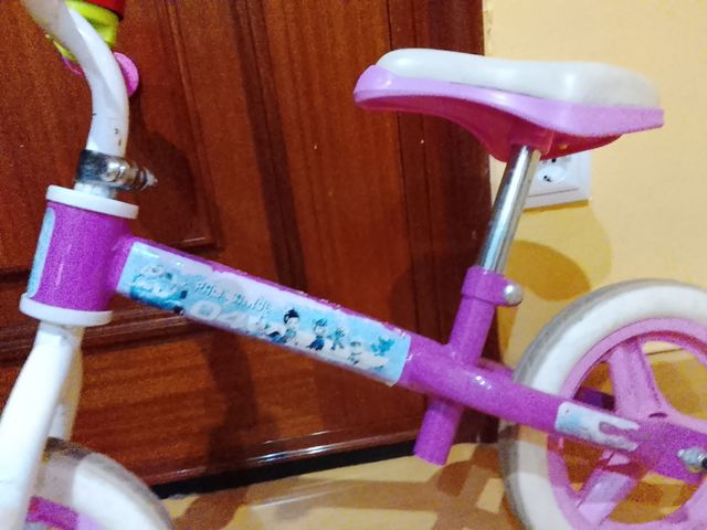 Bicicleta sin pedales de la patrulla canina