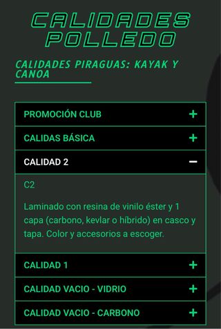 Piragua K1 Polledo Crowmaster