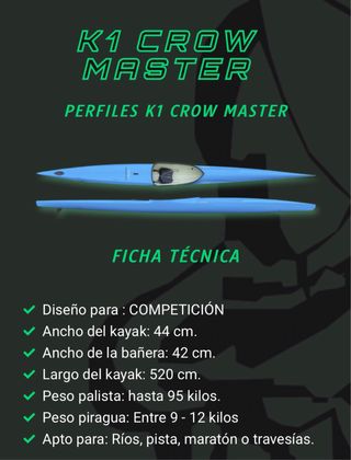 Piragua K1 Polledo Crowmaster