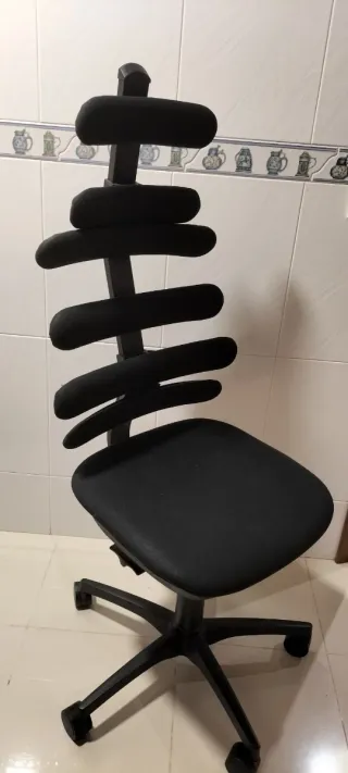Silla ergonómica escritorio - Negra