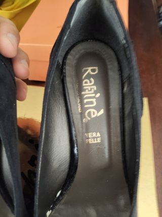 Scarpe Rafine nere in suede